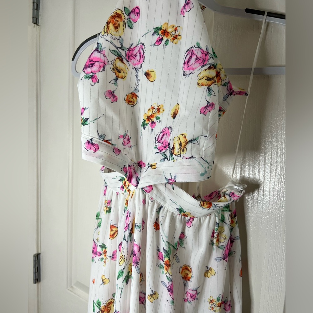WAYF Cut-Out Open Back Dress